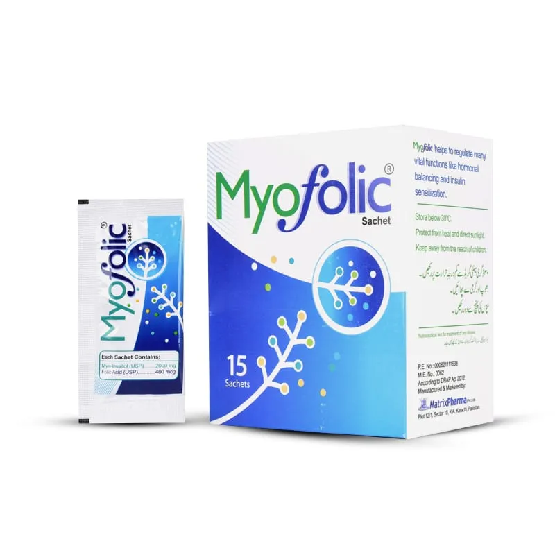 Myofolic Powder Sachet 2000mg/400mcg
